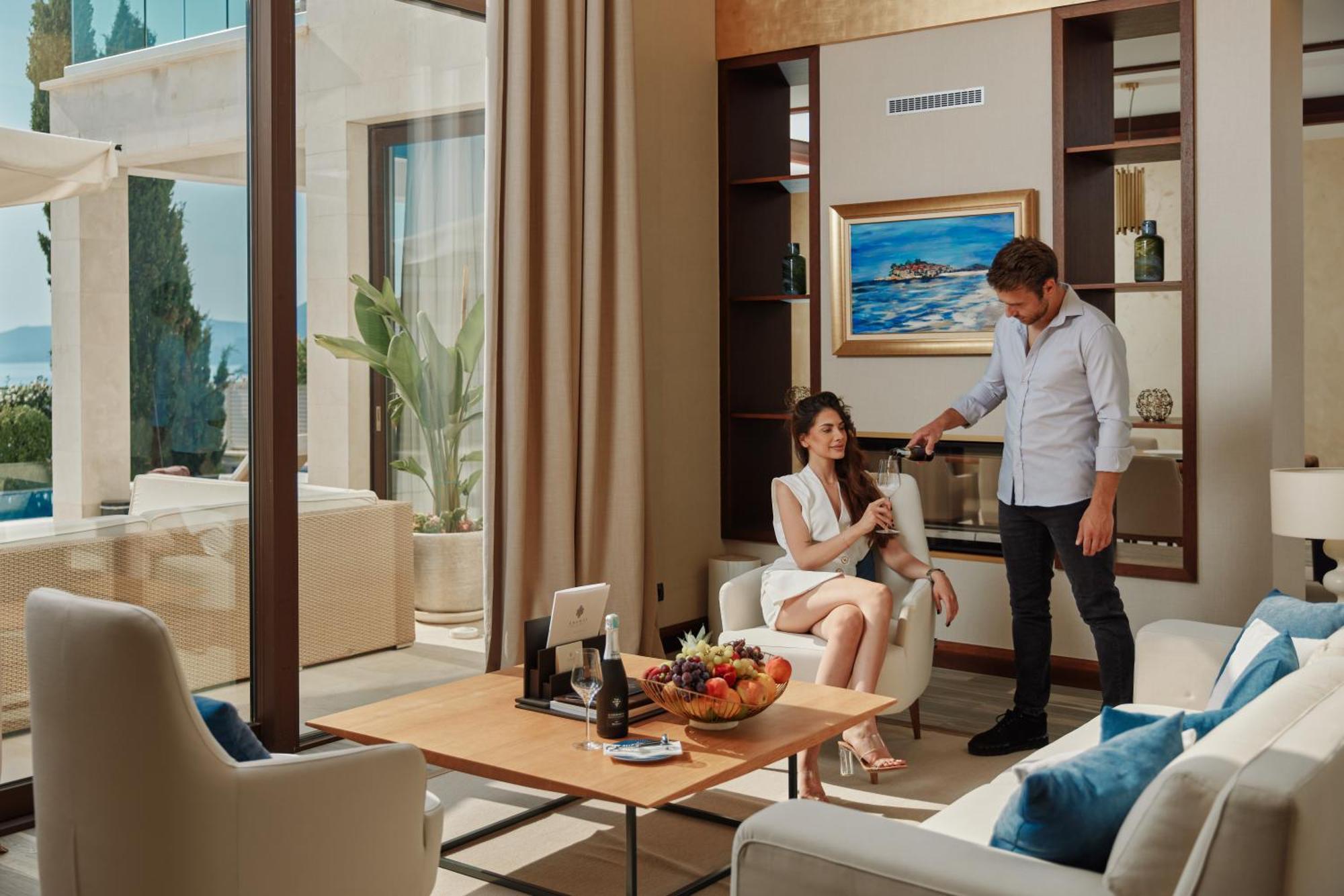 Ananti Resort, Residences & Beach Club - The Leading Hotels Of The World Sveti Stefan Eksteriør billede